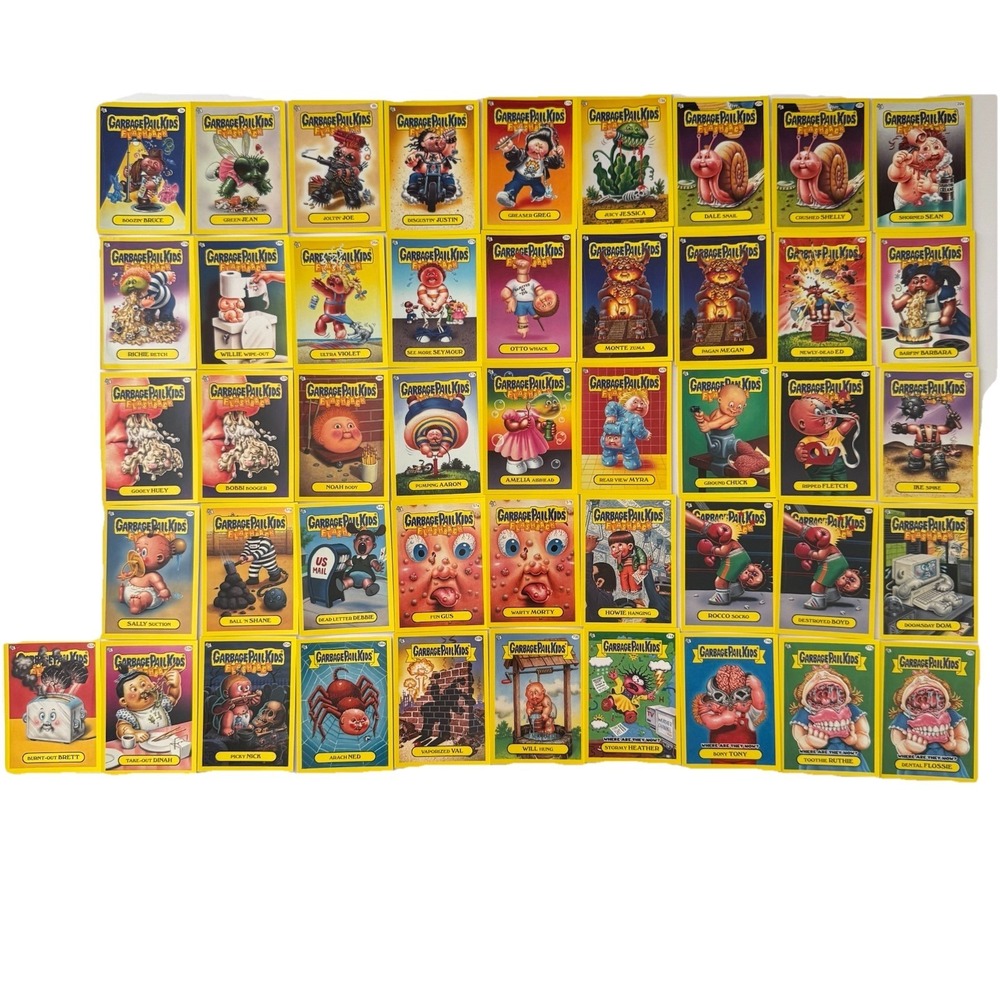 2011‎ Topps GPK Garbage Pail Kids Flashback Trading Card Stickers- 46 Card Lot